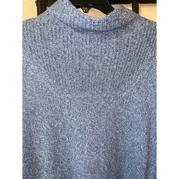 NIC+ZOE Mixed Stitch Funnel Neck Sweater size L Cotton Blend NWT - Picture 3 of 9